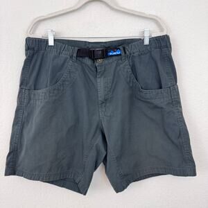 Kavu Mens Chili Lite Shorts Size XL Active Outdoor Hiking Cotton Summer Gray